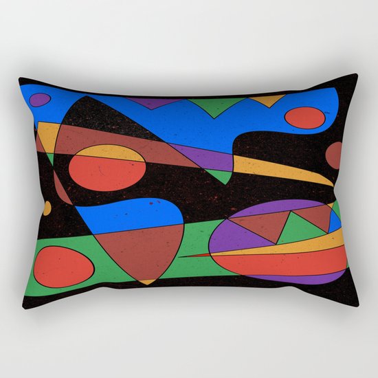Abstract #105 Rectangular Pillow