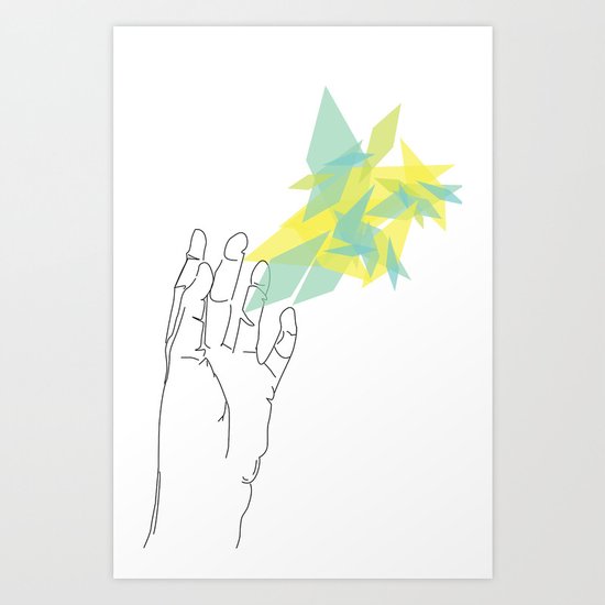 Lines of Your Hand Art Print