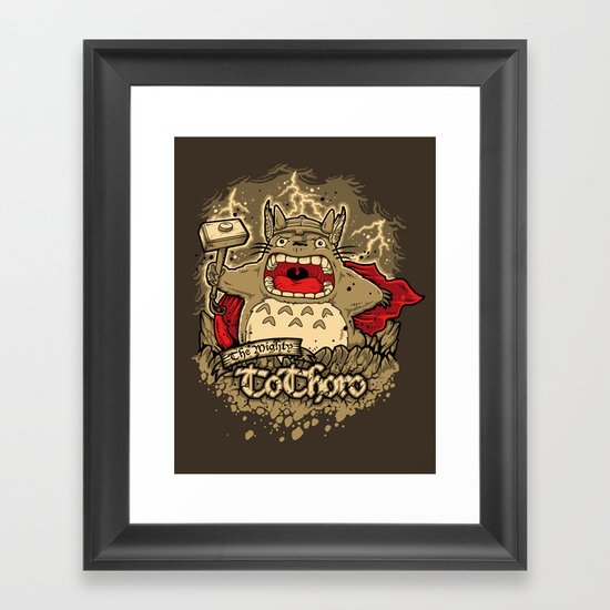 THE MIGHTY TO-THOR-O Framed Art Print