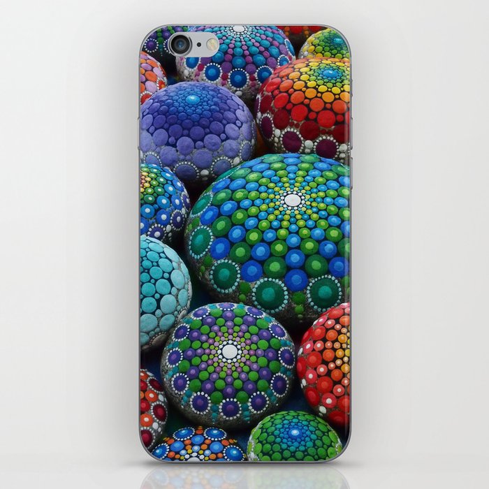 Jewel Drop Mandala Stone Collection #1 iPhone Skin