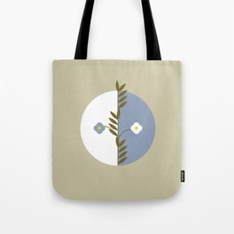Yin Yang Planet Tote Bag