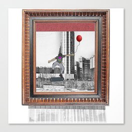 Skater With The Red Balloon Masterpiece Canvas Print