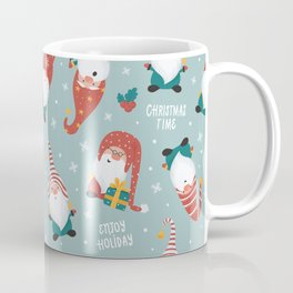 Christmas gnomes pattern Coffee Mug