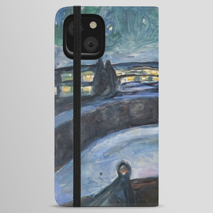 Edvard Munch - Starry Night iPhone Wallet Case