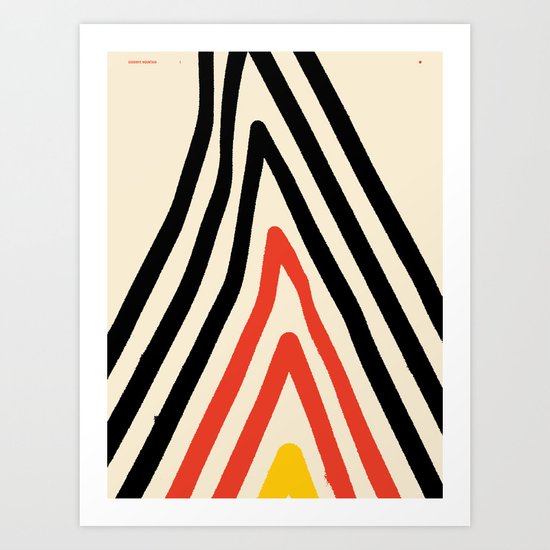 Goodbye Mountain — Matthew Korbel-Bowers Art Print