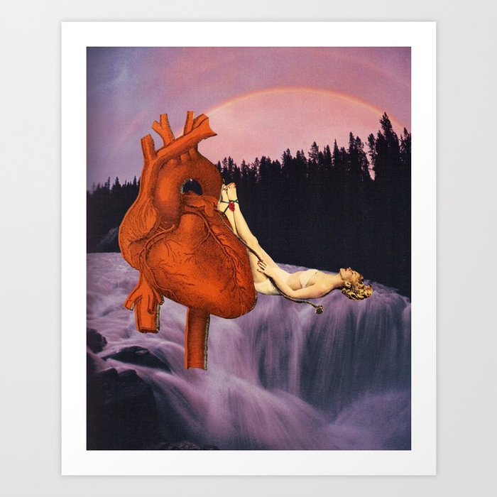 Lovesick Art Print By Heidibird Society6