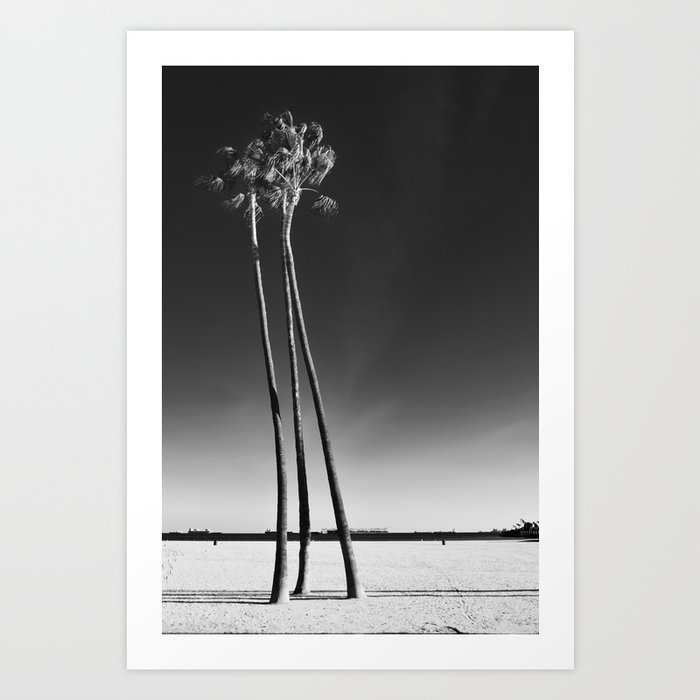 minimal coast Art Print