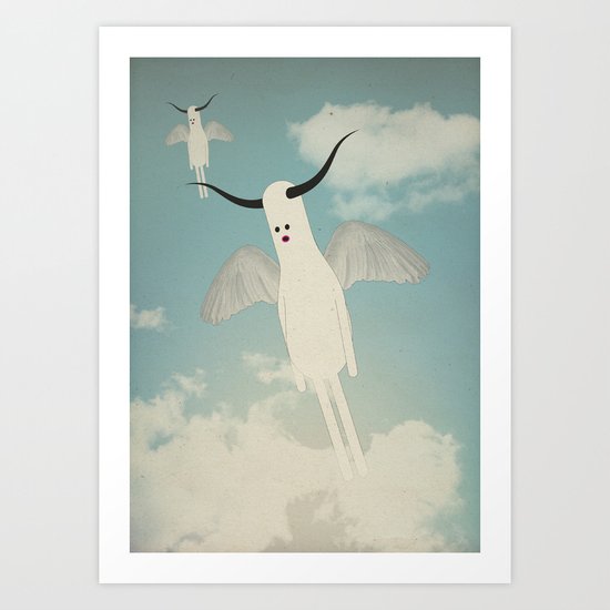 b u l b o s + w i n g s Art Print