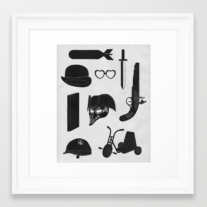 2011 A Kubrick Odyssey Framed Art Print By Speakerine Society6