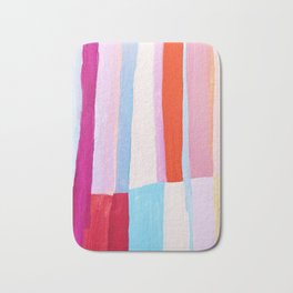 Library II Bath Mat | Pop Art, Abstract, Curated, Pattern, Painting 