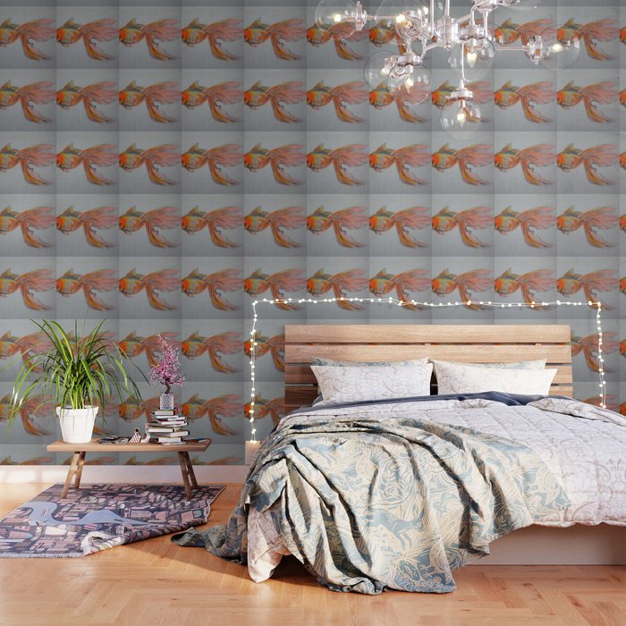 Goldfish Pond (close up #9) #society6 #decor #buyart Wallpaper