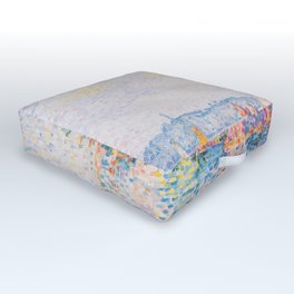 Paul Signac - The Towers at Antibes Outdoor Floor Cushion