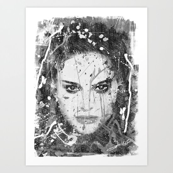 Serie 25 - Natalie Portman Art Print