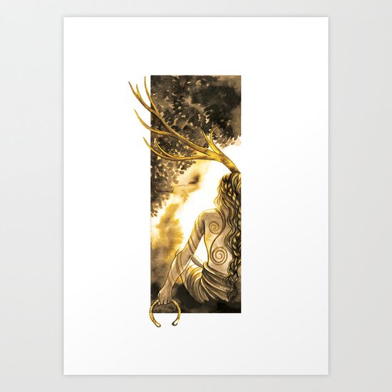 Cernunnos Art Print