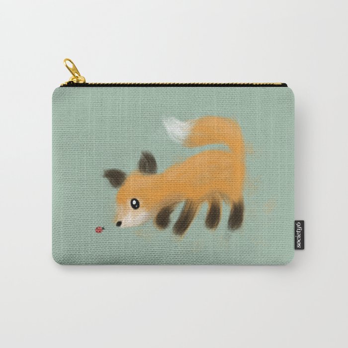 Cute Fall Fox Carry-All Pouch