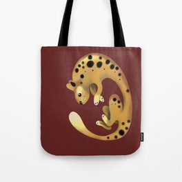 Elastic leopard Tote Bag