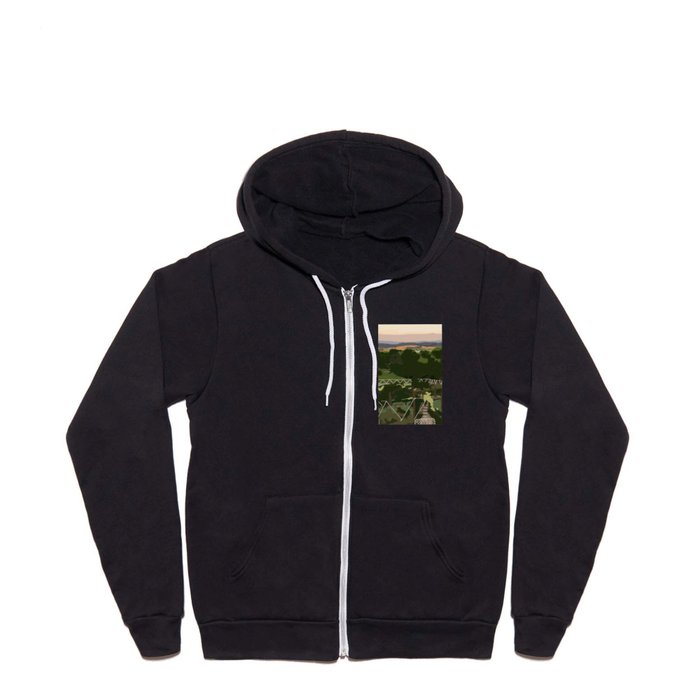 Blue Ridge Mountain Full Zip Hoodie