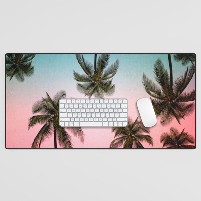 palm tree Desk Mat by Mark Ashkenazi Society6