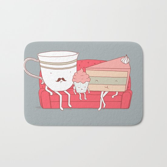 Family Portrait Bath Mat