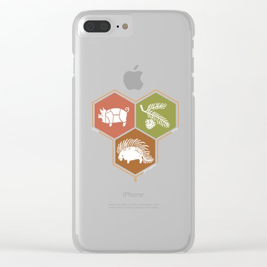 simple math Clear iPhone Case