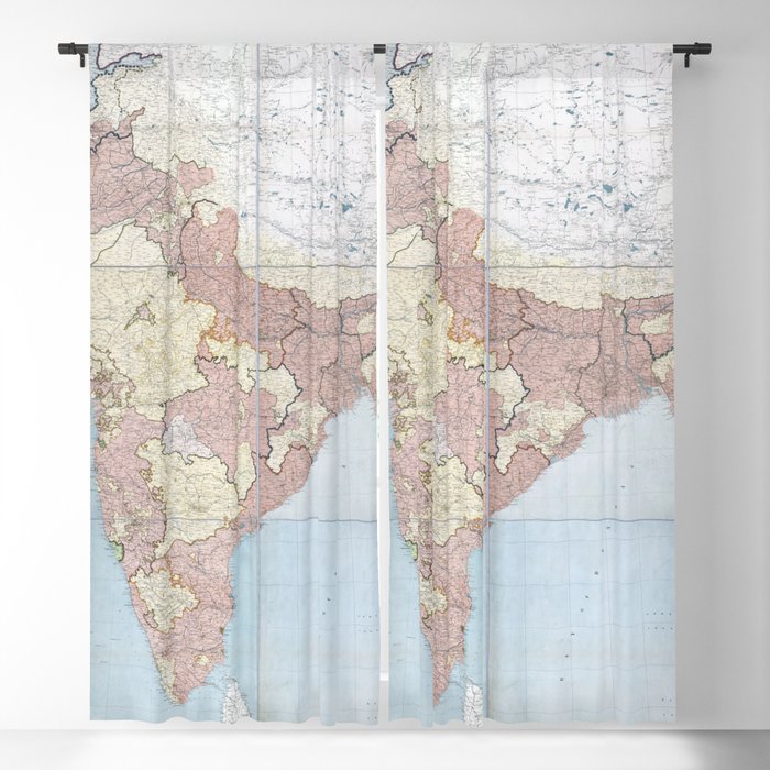 Geography And Geology Of The Himalayas - 1933 Blackout Curtain