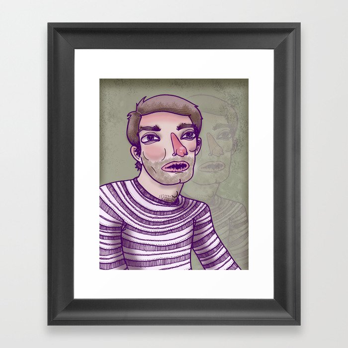 Spaced out Framed Art Print