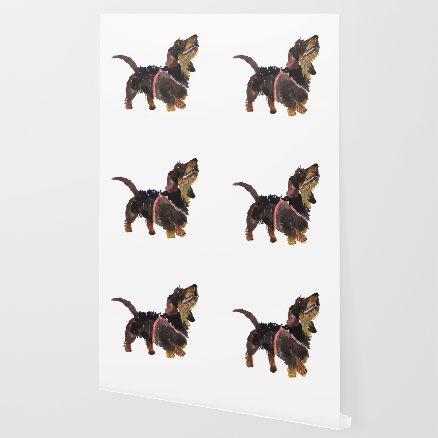 Watercolor Dog Vol 9 Dachshund Wallpaper By Takmaj Society6