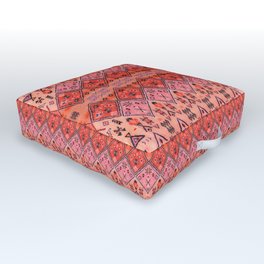 Moroccan Floor Cushion Set - 2 Seats Cushions + 2 Back Cushions + 4 Zipped  bags