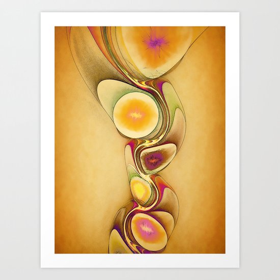 Fruit Mask for Body Art Print