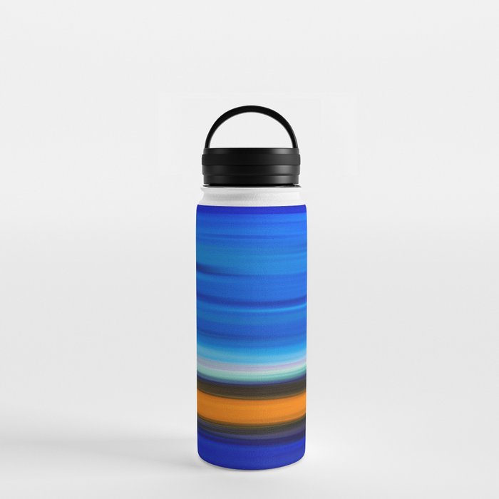 Twilight Modern Colorful Abstract Landscape Art Water Bottle