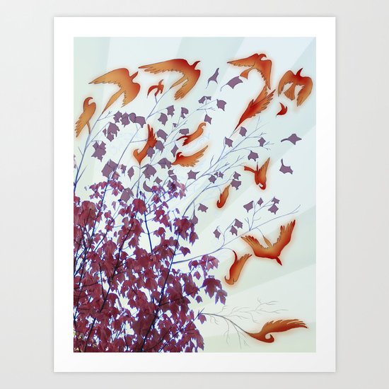 From Trees Art Print