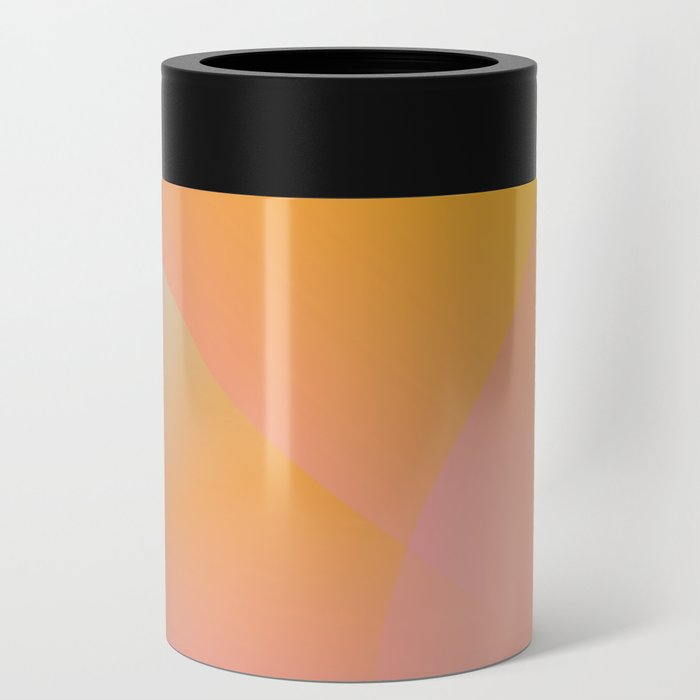 Gradient in Mint Pink and Orange Can Cooler