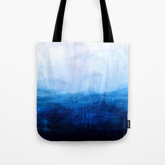 All good things are wild and free - Ocean Ombre Painting Tote Bag