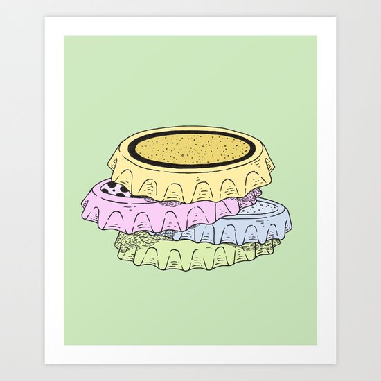 crown cap Art Print