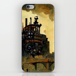 A world enveloped in pollution iPhone Skin