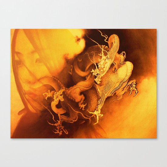 Destiny Of A Dragon Canvas Print