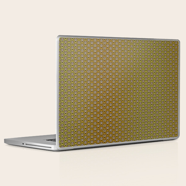 traditional japanese pattern hana seigaiha laptop ipad skin by paranero society6 society6
