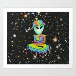 Trippy Alien Art Print