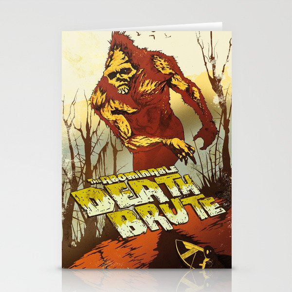 The Abominable Deathbrute Stationery Cards