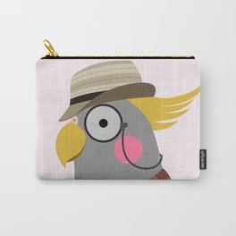 Funny parrot drawing Carry-All Pouch