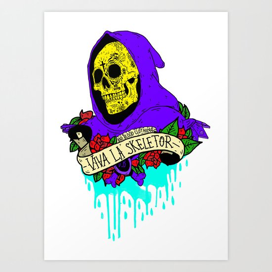 Viva La Skeletor Art Print