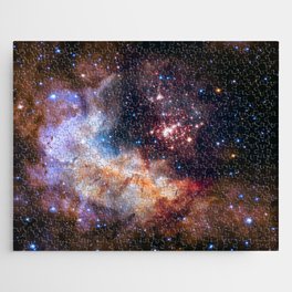 NASA Unveils Celestial Fireworks as Official Hubble 25th Anniversary Image Jigsaw Puzzle