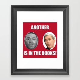 Another Curly W is in the Books Framed Art Print