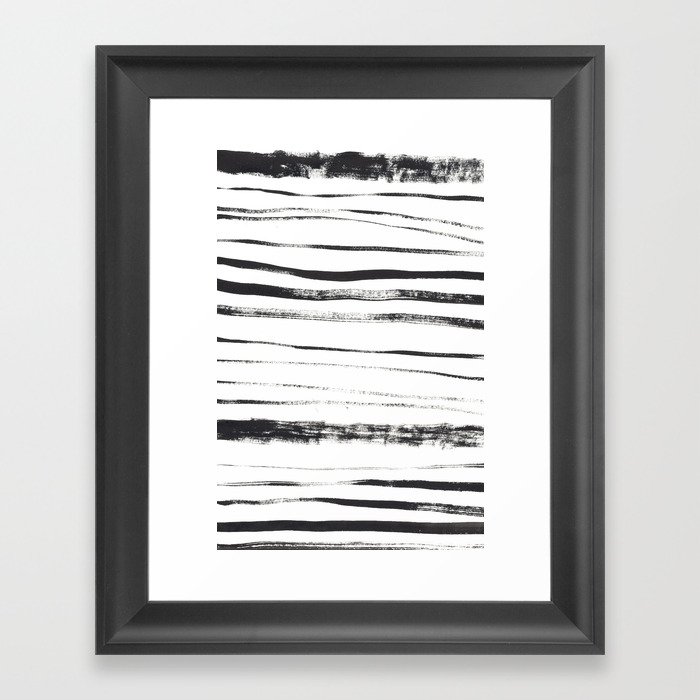 Lines Framed Art Print