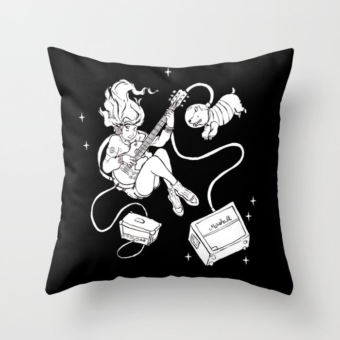 Lost in space Throw Pillow