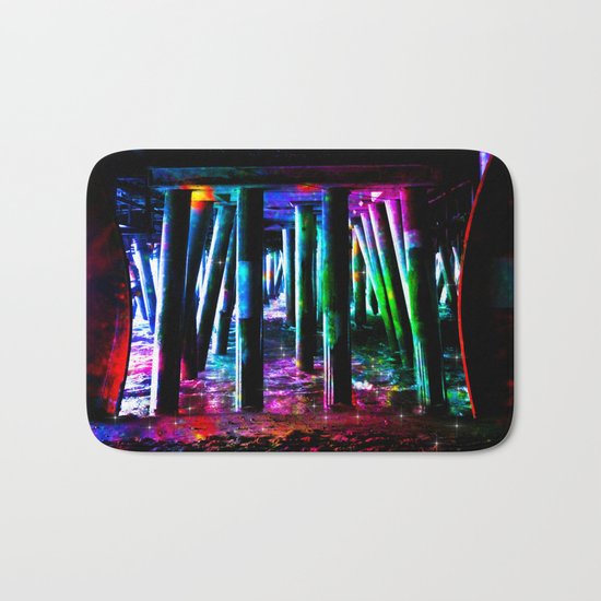 colorful pier Bath Mat