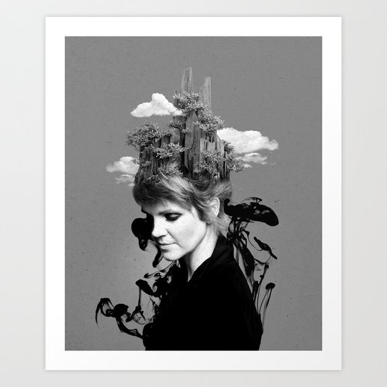 Melting beauty Art Print