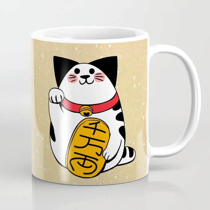 Teh as Maneki Neko Cat Coffee Mug