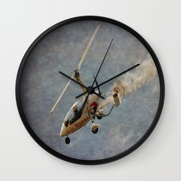 Autogyro Wall Clock | Gyroplane, Autogyro, Gyro, Gyrocopter, Rotorblades, Rawshutterbug, Flight, Aviation, Total, Wales 