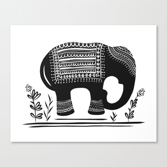 Lucky Elephant Canvas Print